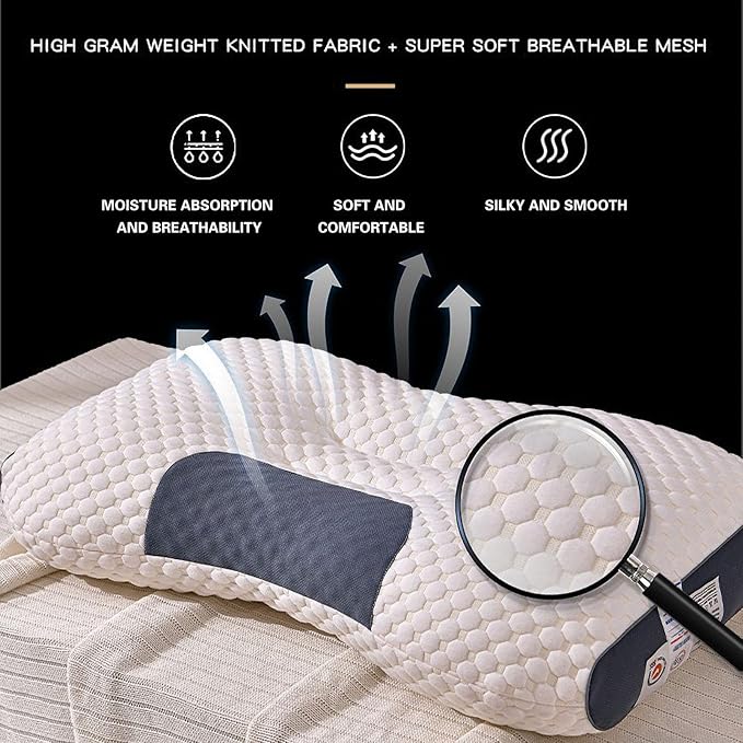 Neck-Relief Fiber Massage Pillow